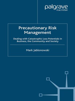 cover image of Precautionary Risk Management